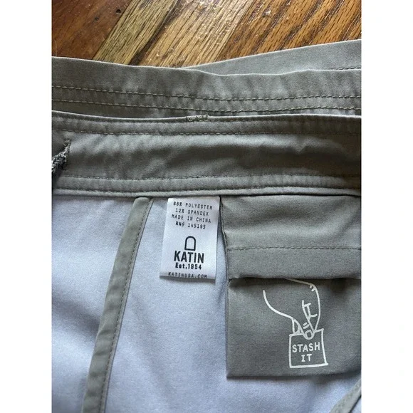 Katin Mens Hybrid Trail Shorts Khaki Size 34 Hiking Board Swim Outdoors Active - Picture 6 of 7